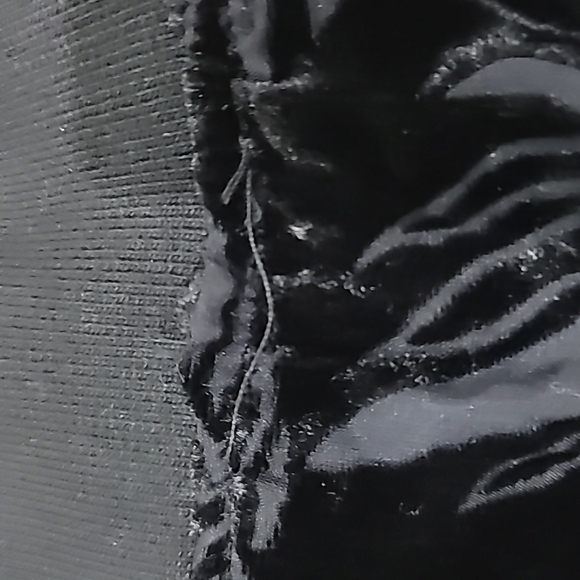 Torrid Velvet Burnout Bomber Jacket Black  2X - Picture 15 of 16